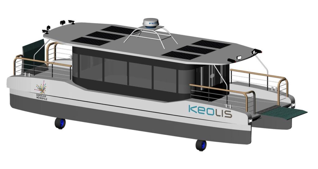 nouvelle navette fluviale bassins a flot bordeaux