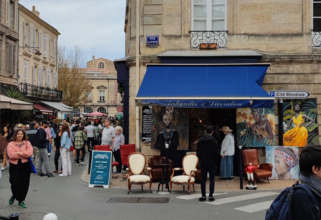 fete vin nouveau brocante bordeaux chartrons