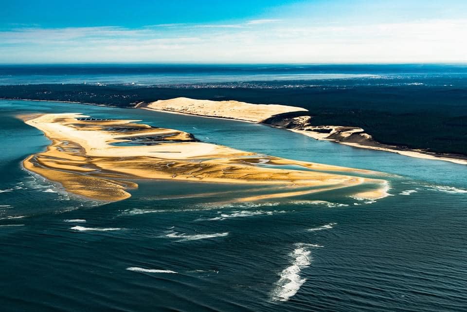 banc arguin coupe en deux erosion cap ferret