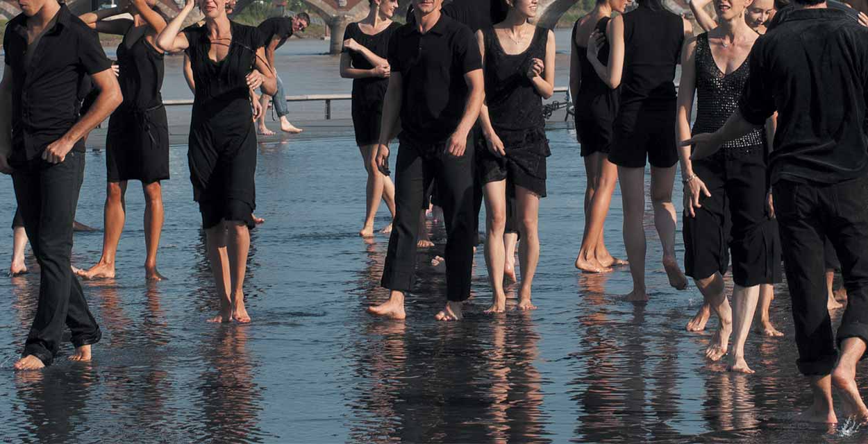 flashmob bordeaux miroir eau conservatoire