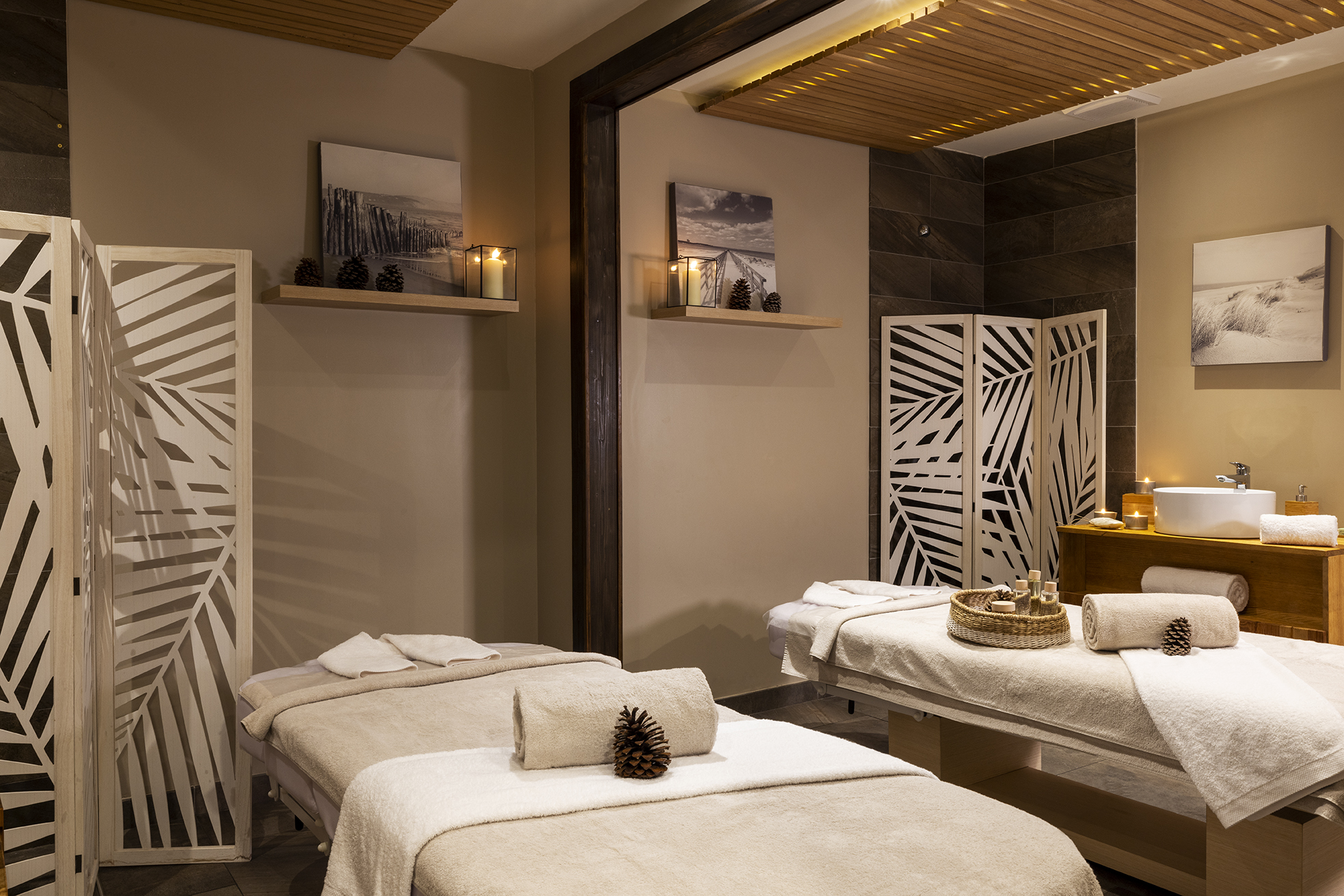 domaine du ferret restaurant hotel spa marche noel massages gratuits