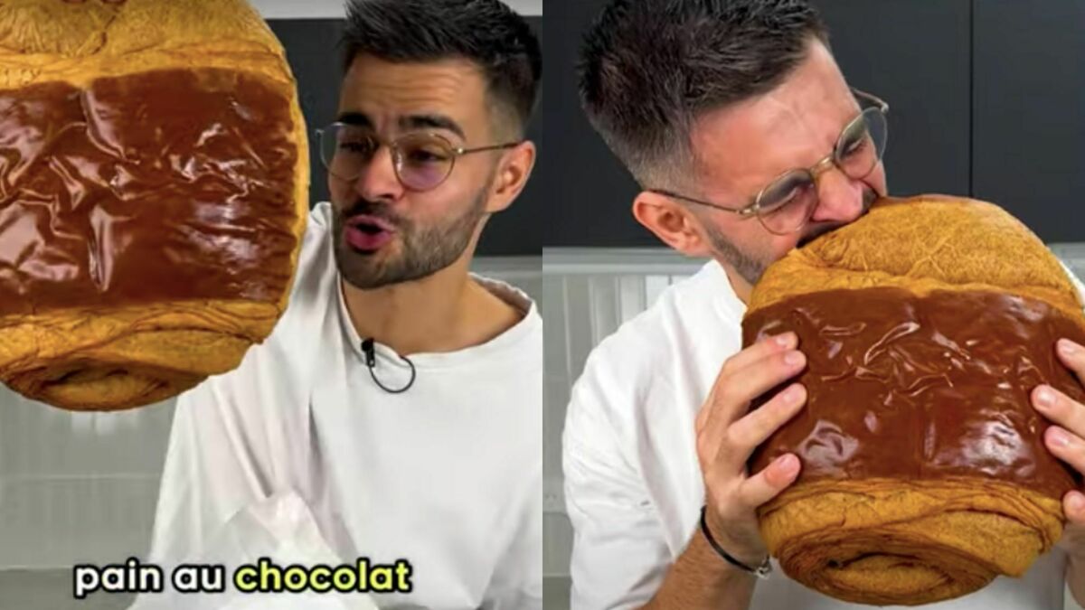 Vidéo : Ce ur teste en live le plus gros pain au chocolat du monde