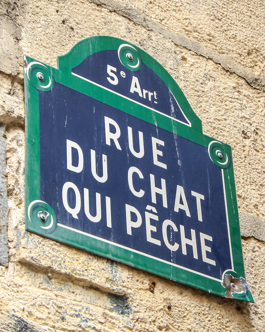 Plaque de rue parisienne personnalisée
