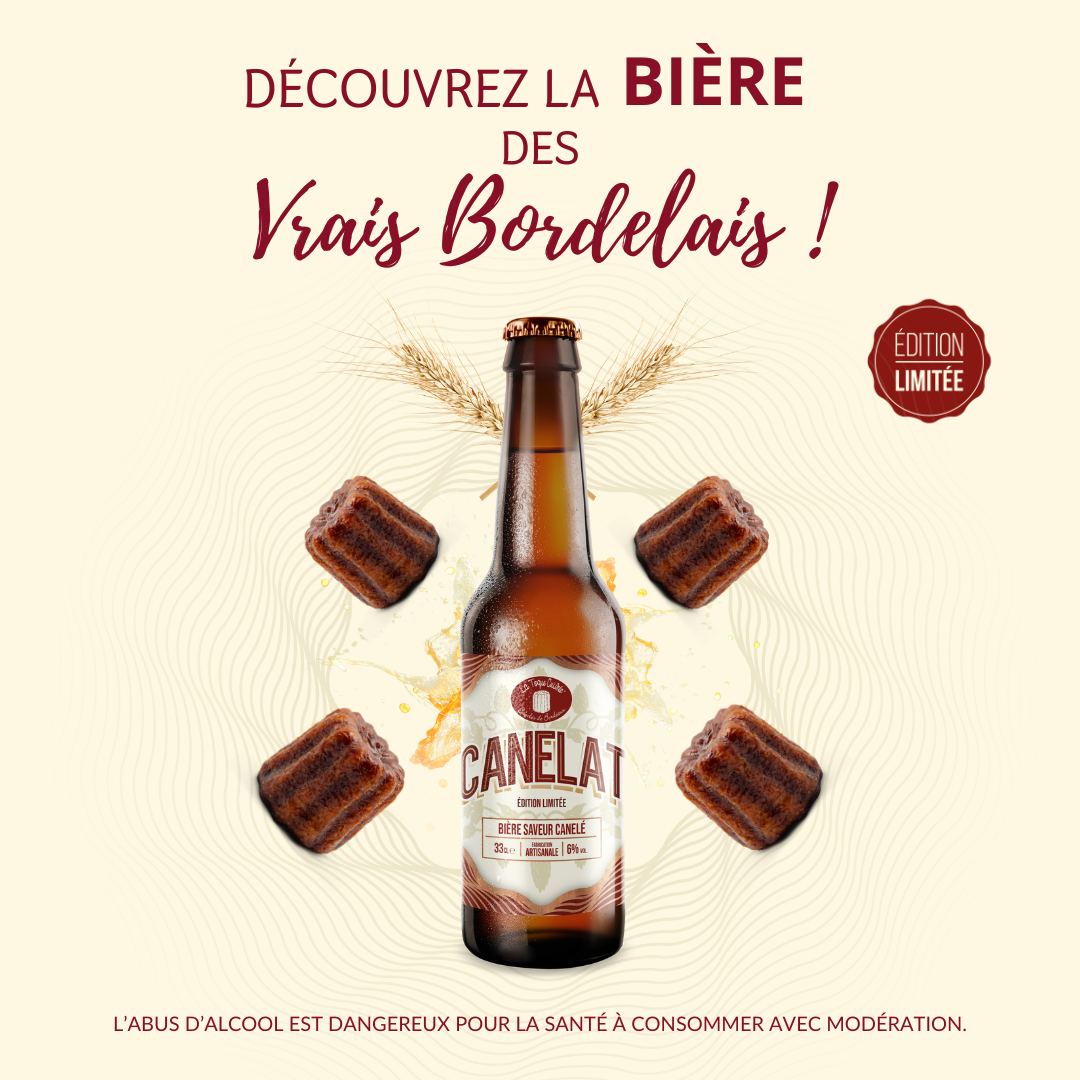 bière canelé bordeaux toque cuivrée canelat