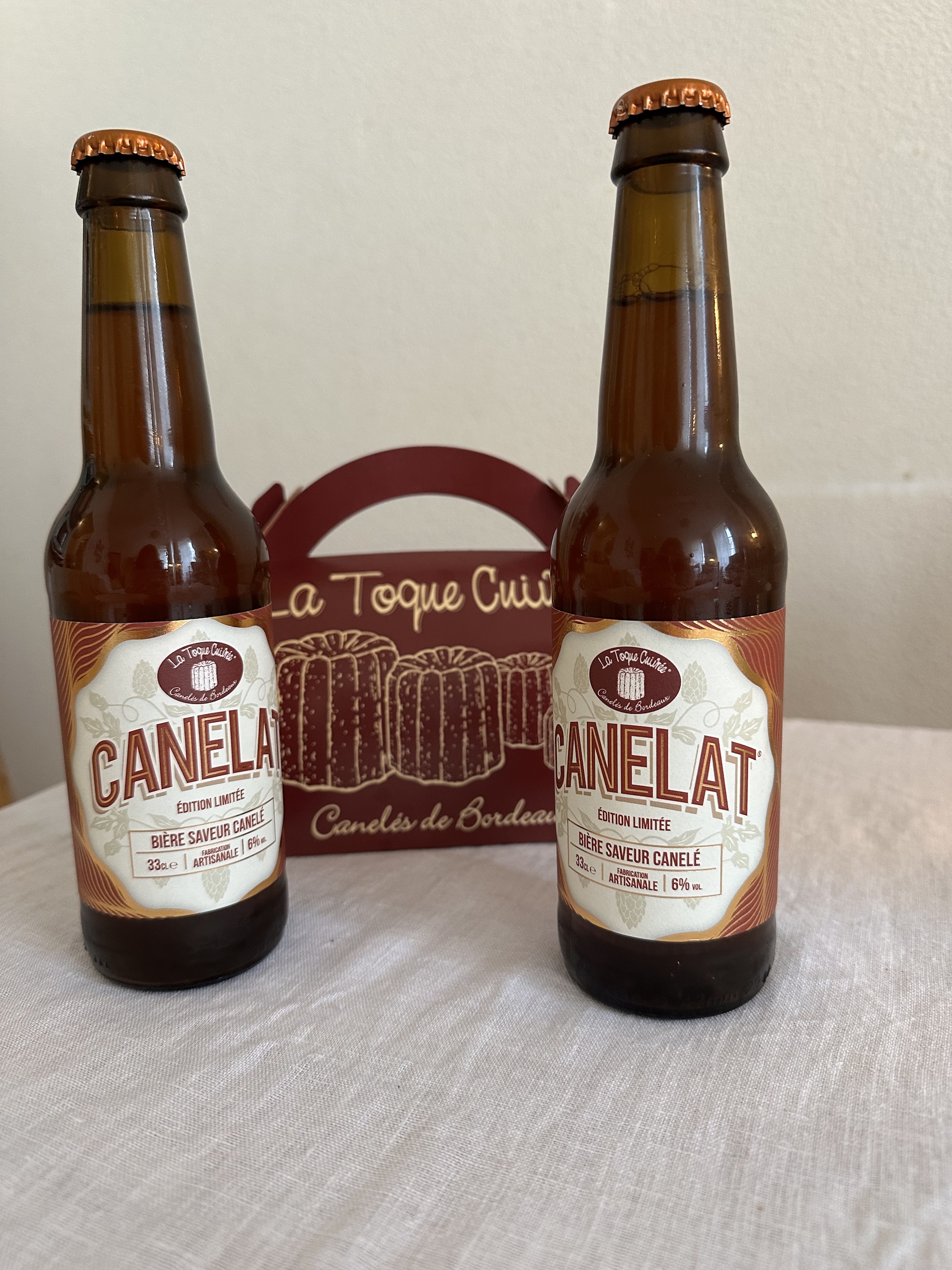 bière canelé bordeaux toque cuivrée canelat