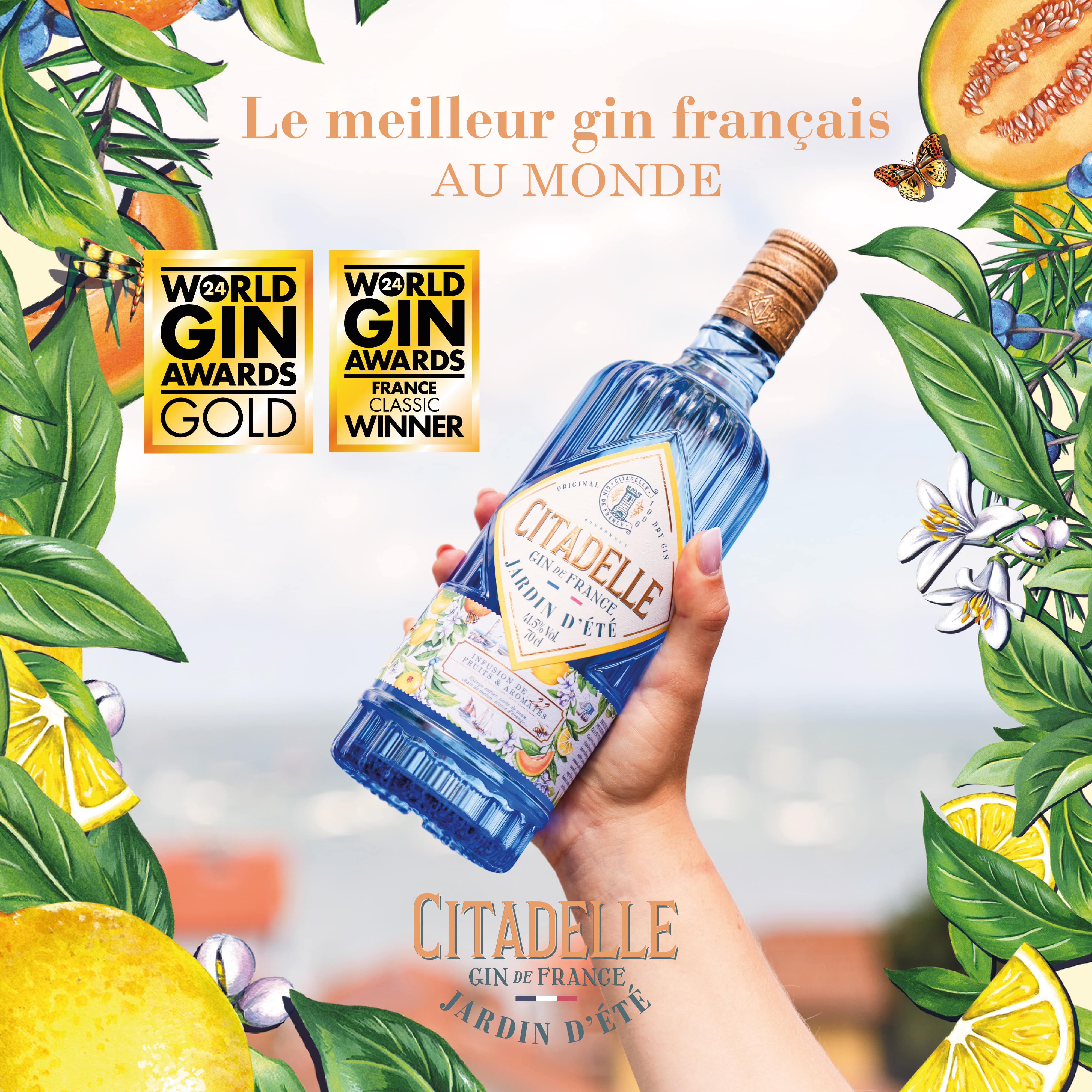 citadelle meilleur gin francais au monde