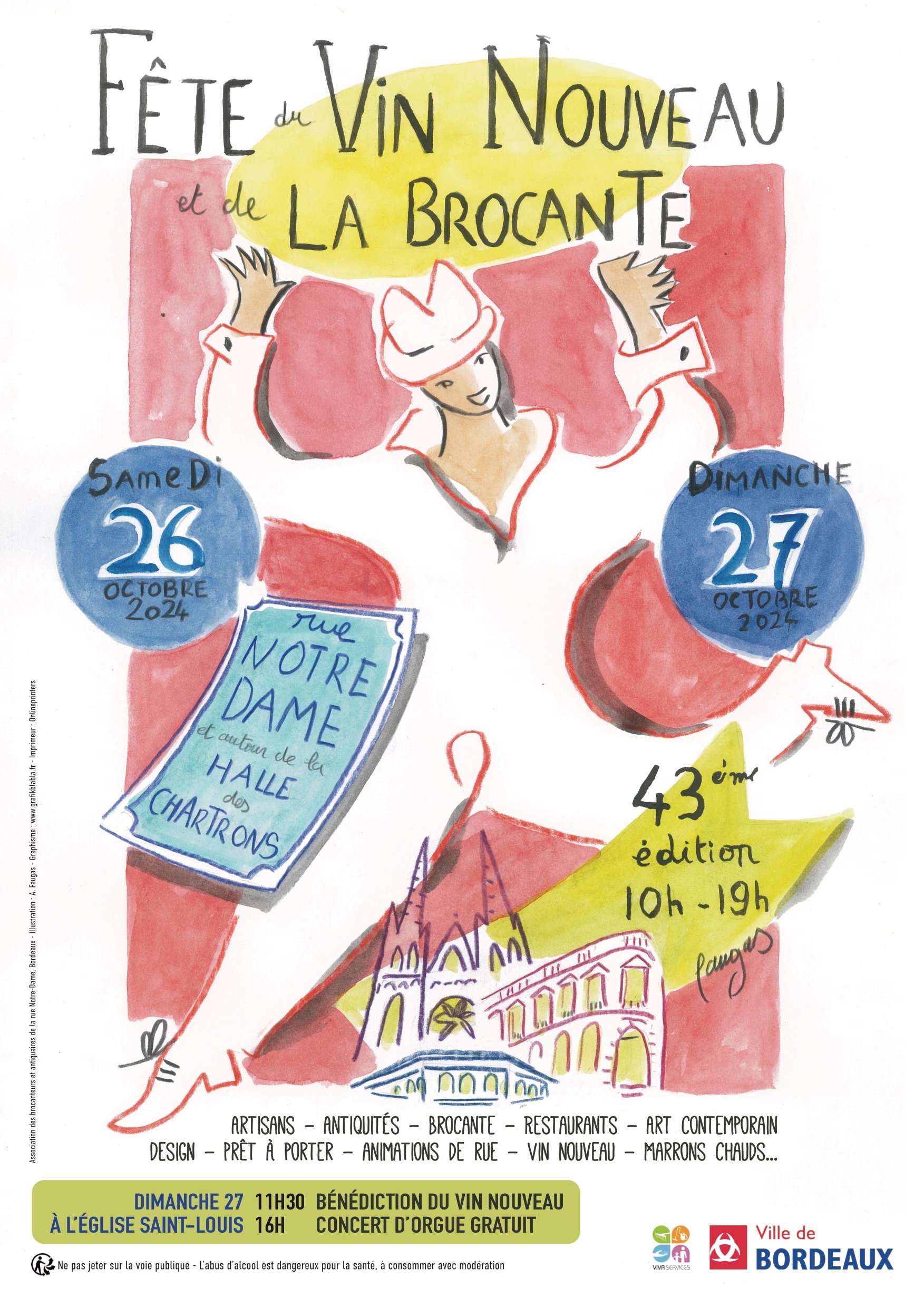 fete vin nouveau brocante 2024 bordeaux