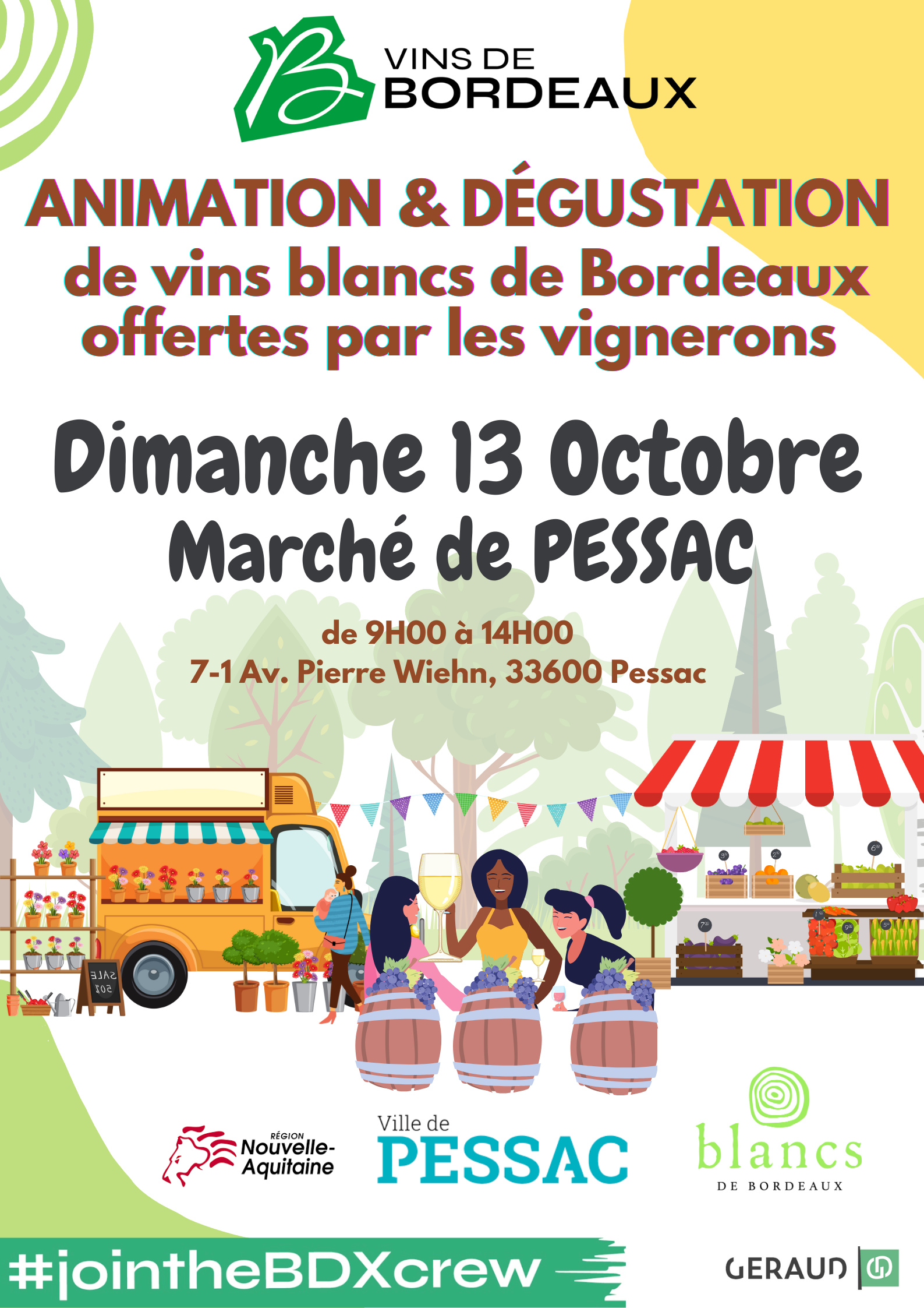 marché vin blanc pessac