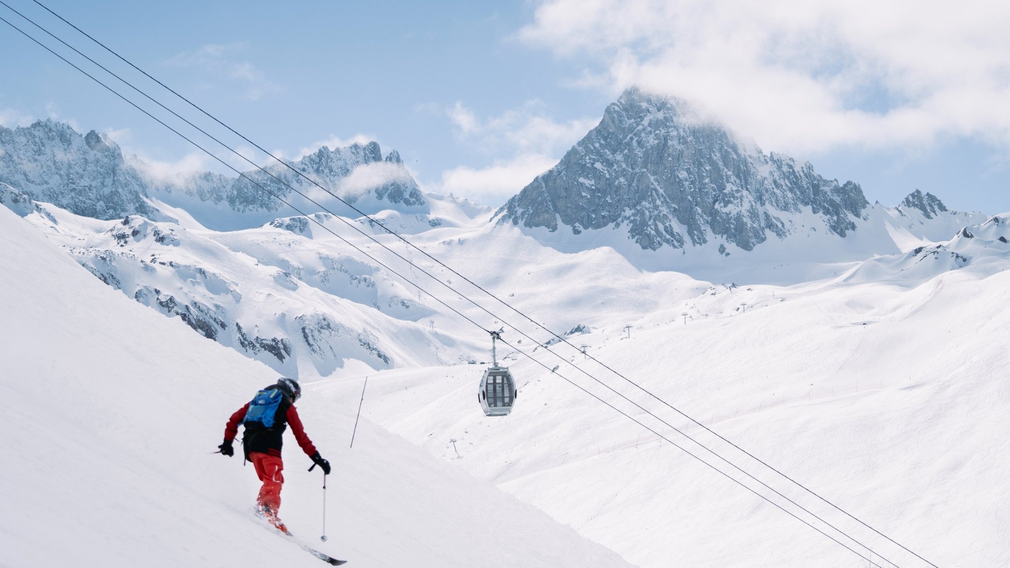 skieur à tignes forfait pas cher