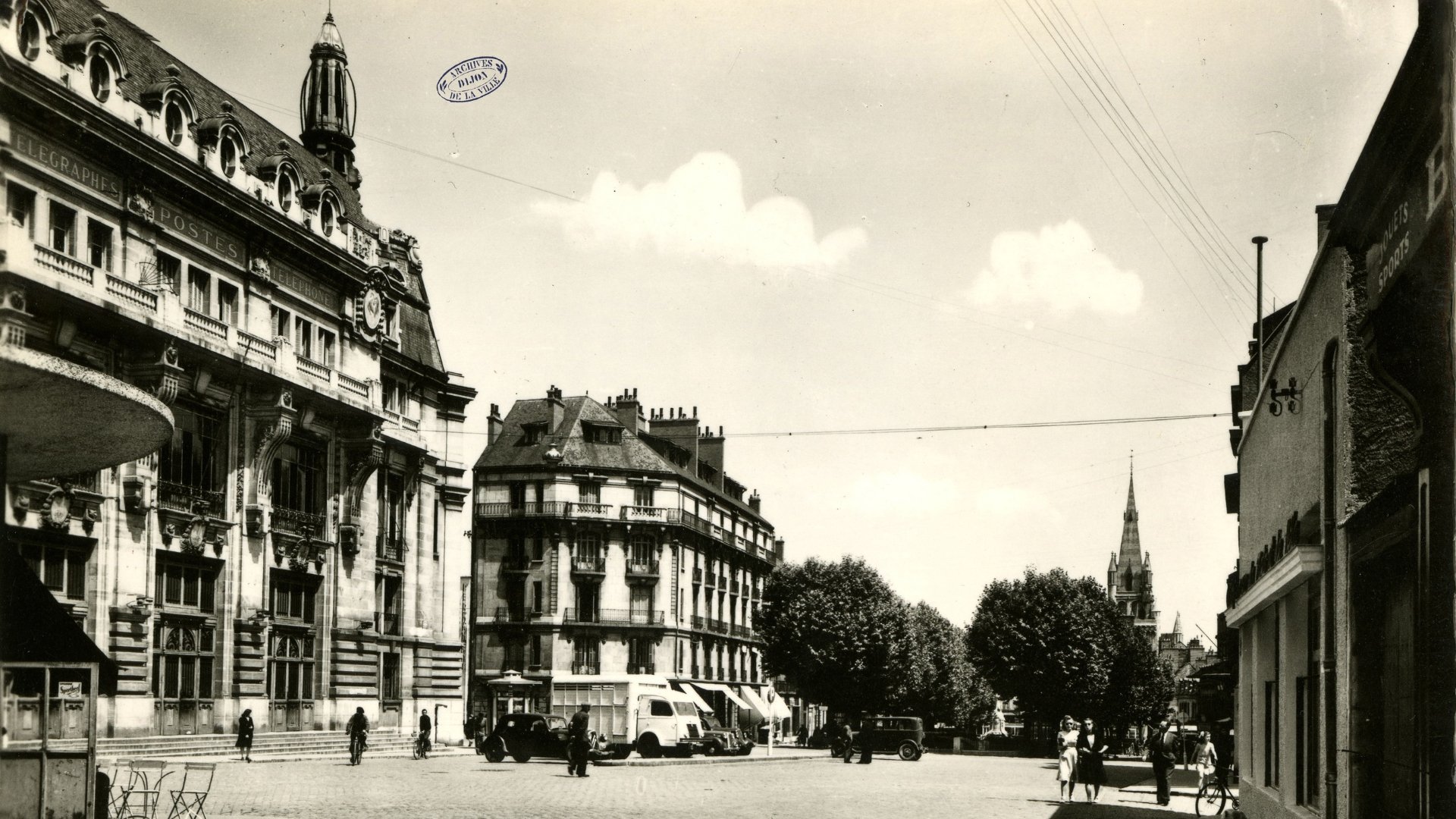 La place Grangier en 1955