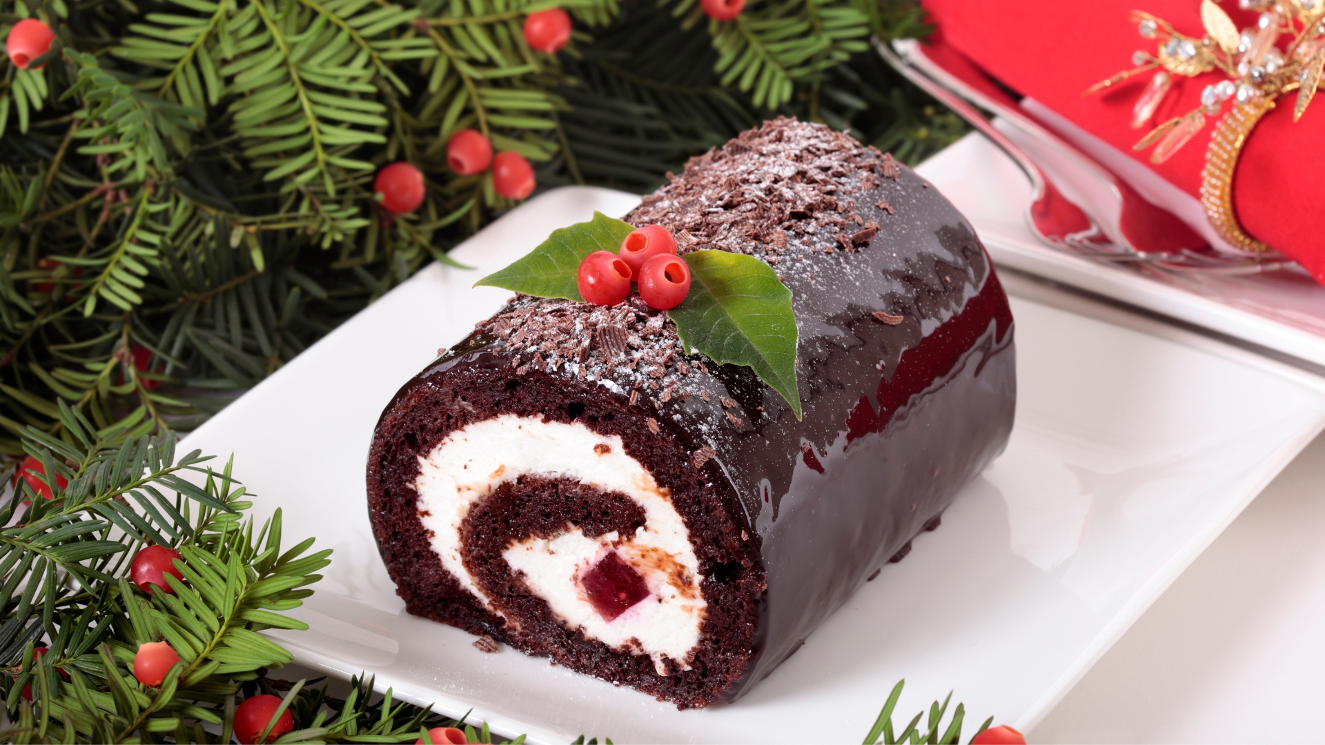 buche dijonnaise cassis noel 