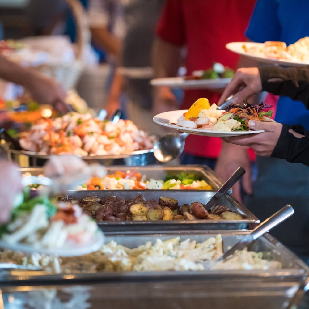 Le buffet traditionnel : CHALET DU STEAK