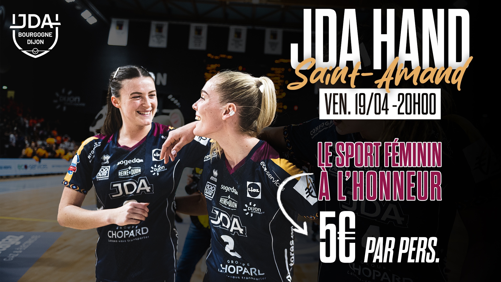 Bon plan : des places pour la JDA Dijon Handball à 5€ | Le Bonbon