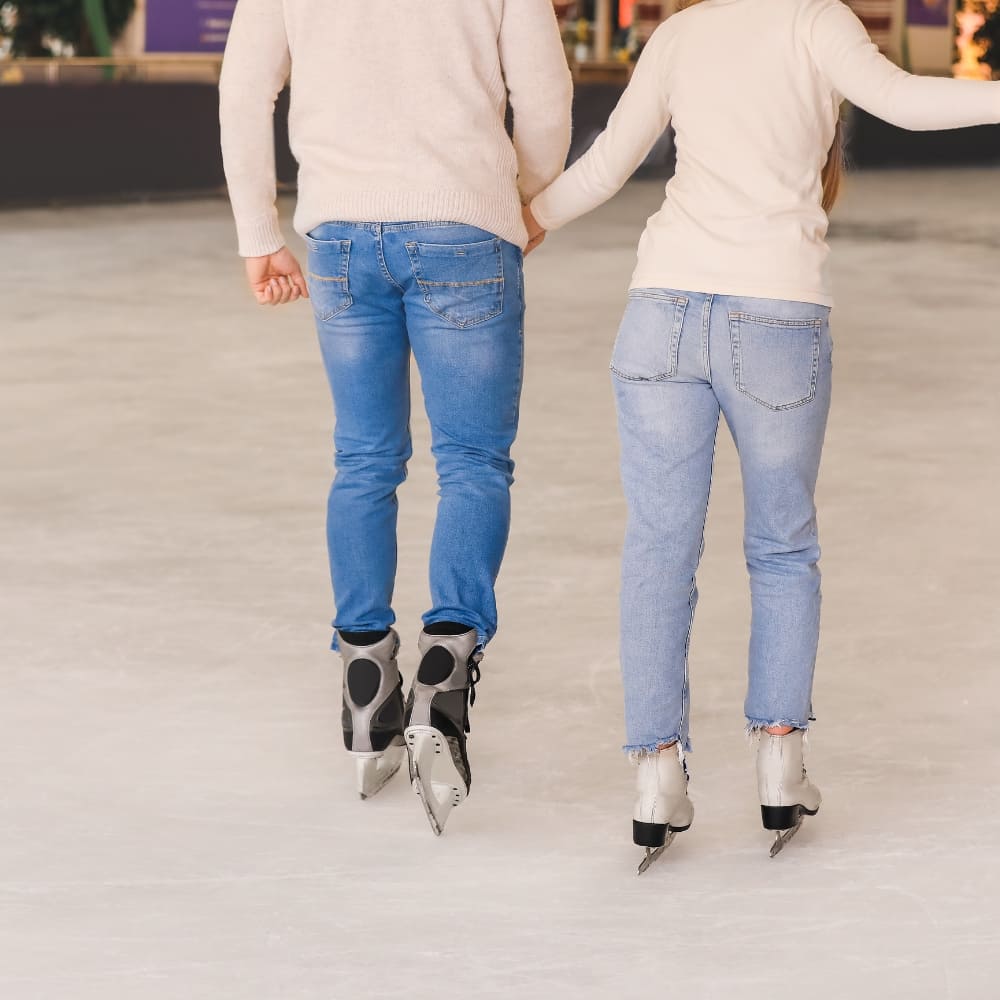 Patinoire de Dijon en couple