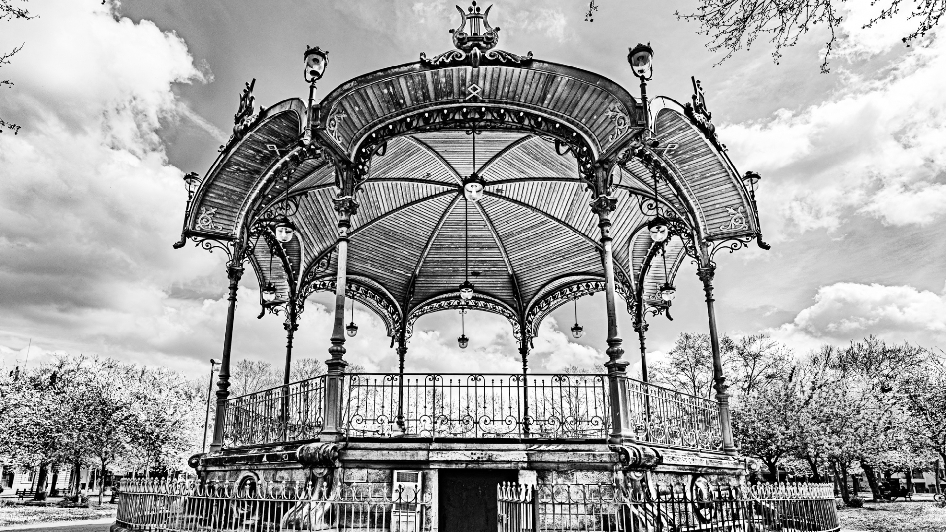 Le parc Darcy par Stéphane Rouillard pour l'expo "photo croquée"