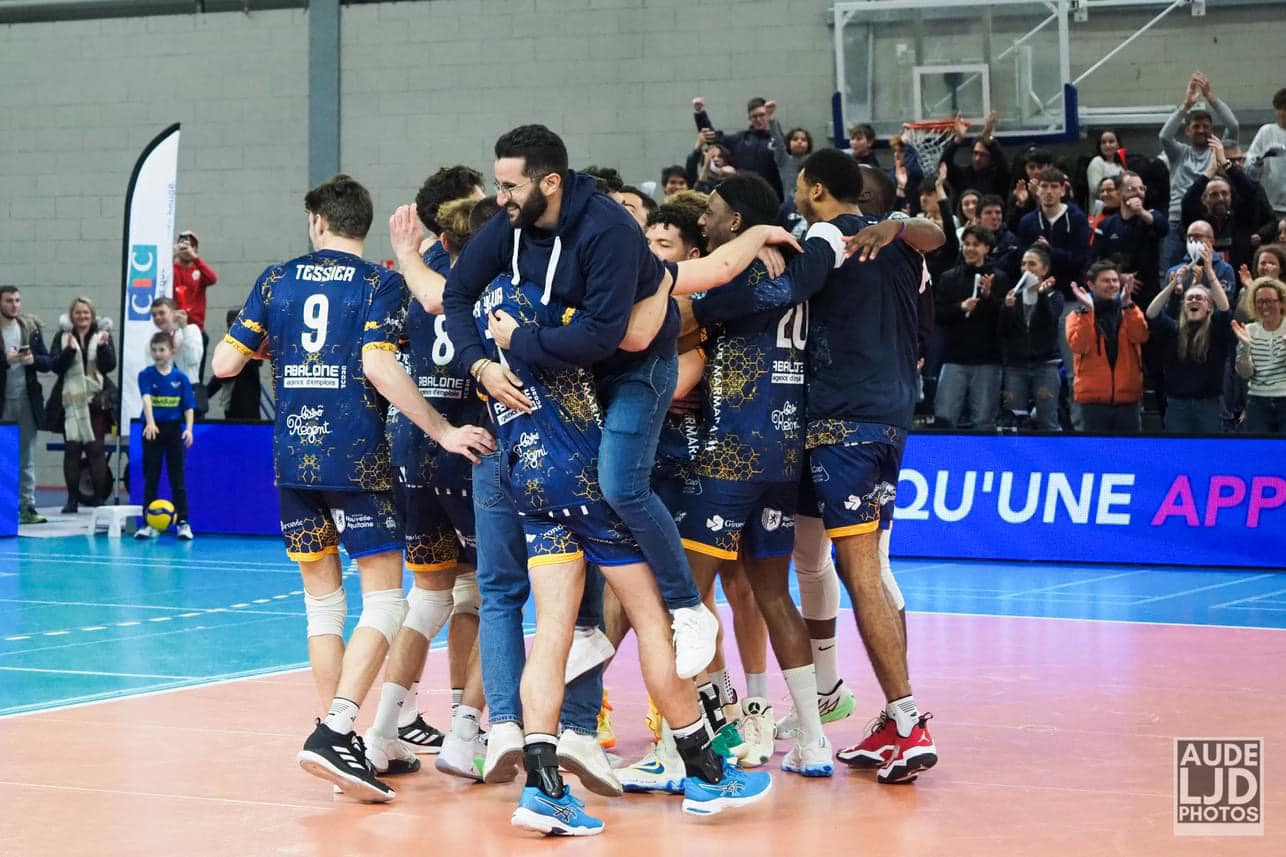 match volley ball bordeaux palais des sports asi marmara ligue spike