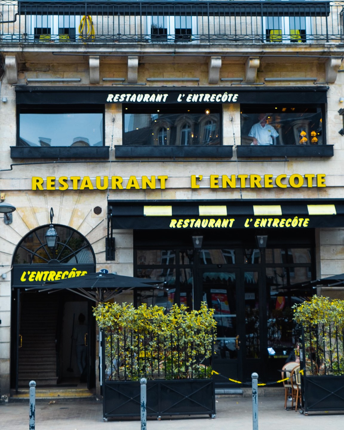 restaurant entrecote bordeaux plat unique