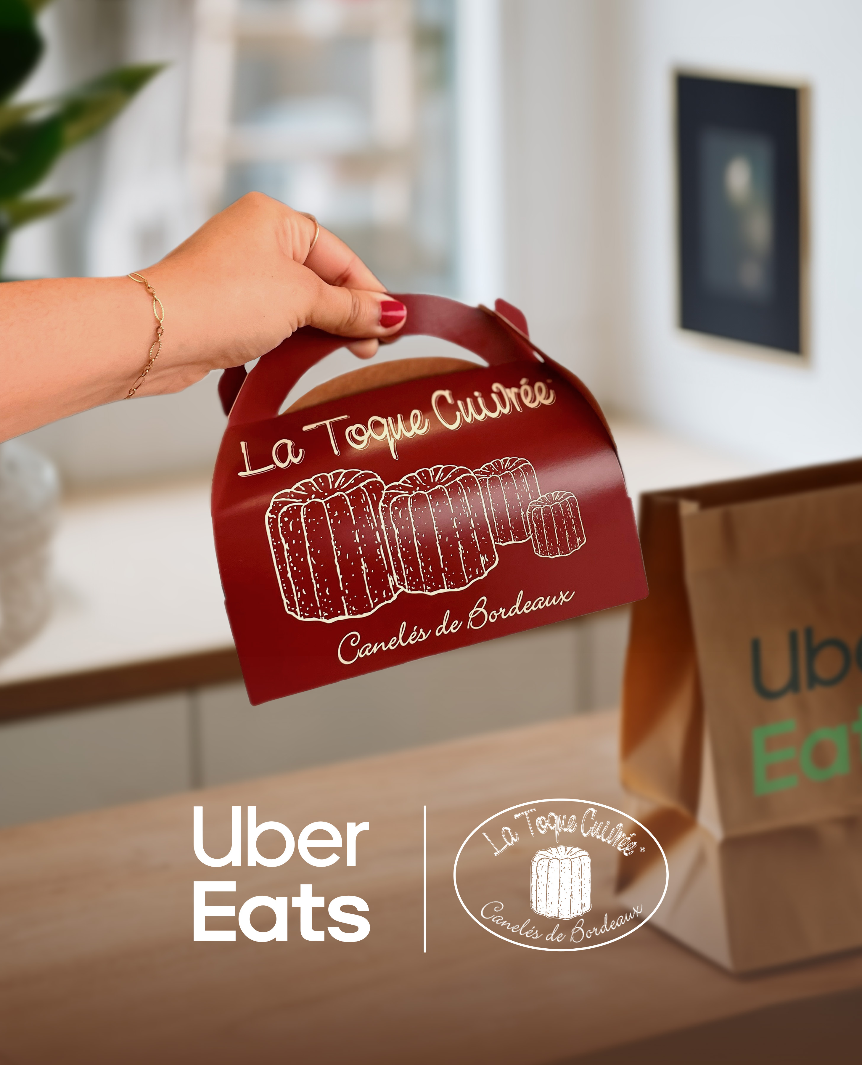 la toque cuivrée canelés uber eats