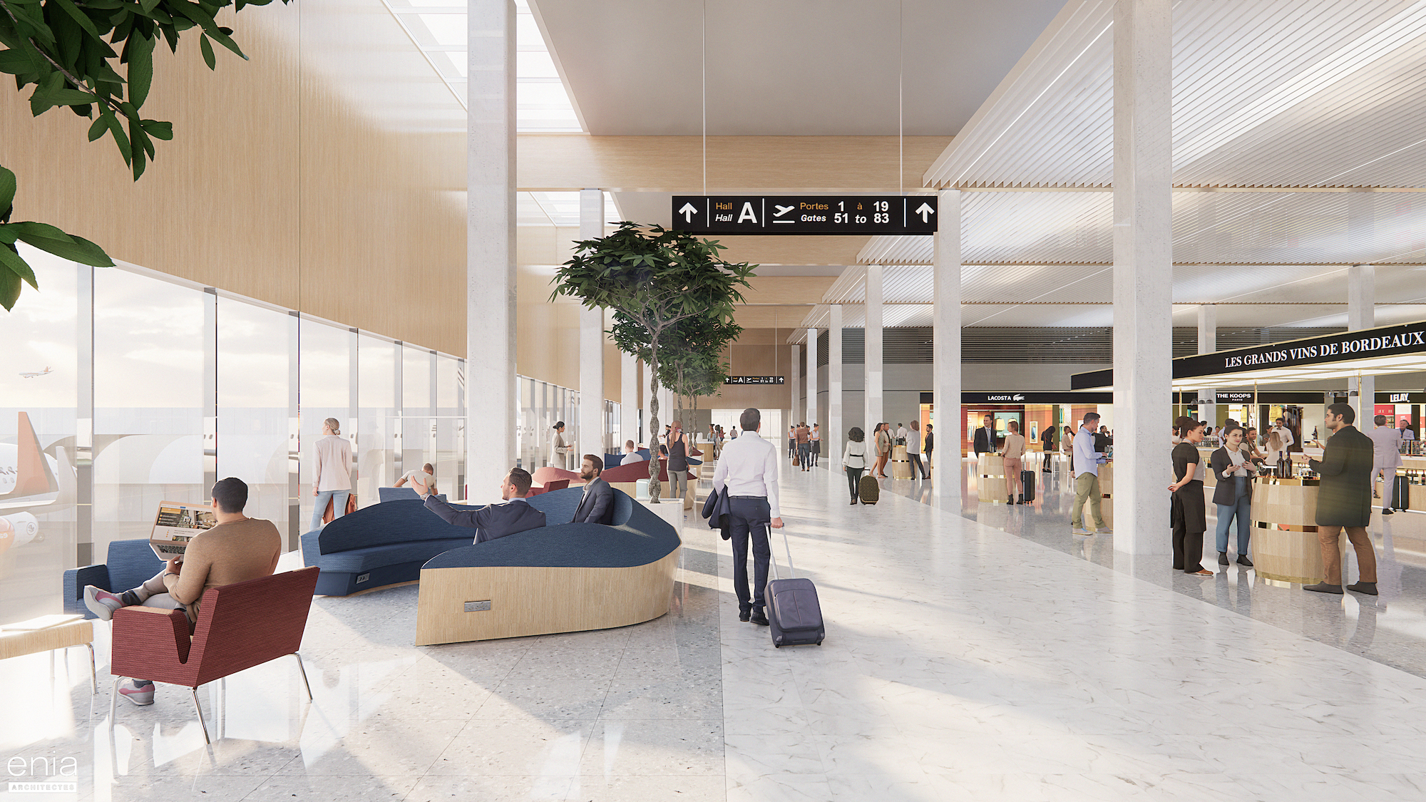 aeroport de bordeaux futur visage chantier travaux