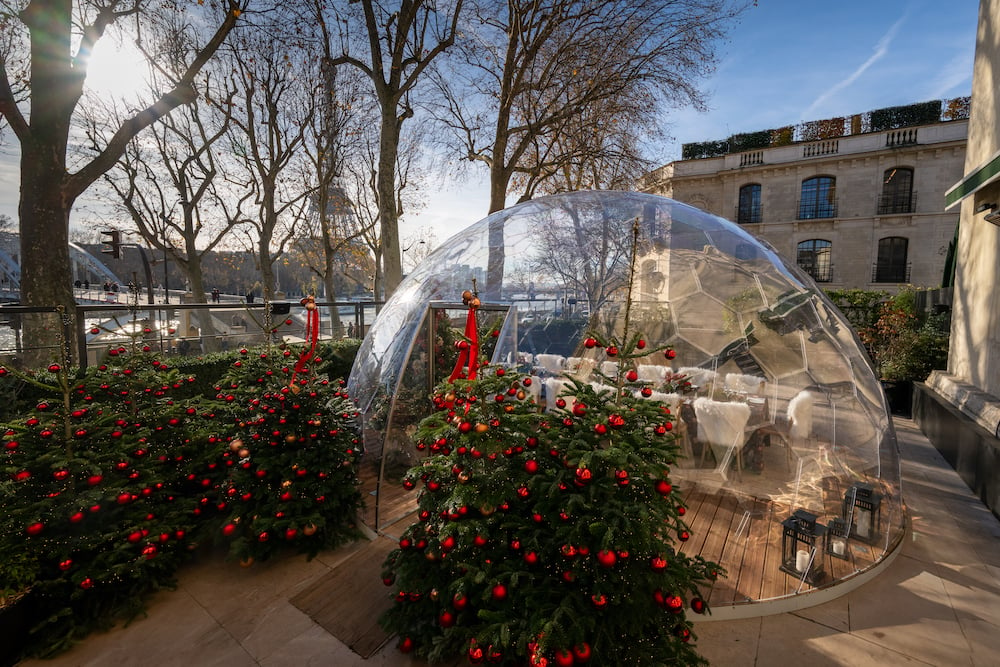 bulle terrasse éphémère d'hiver monsieur bleu palais de tokyo