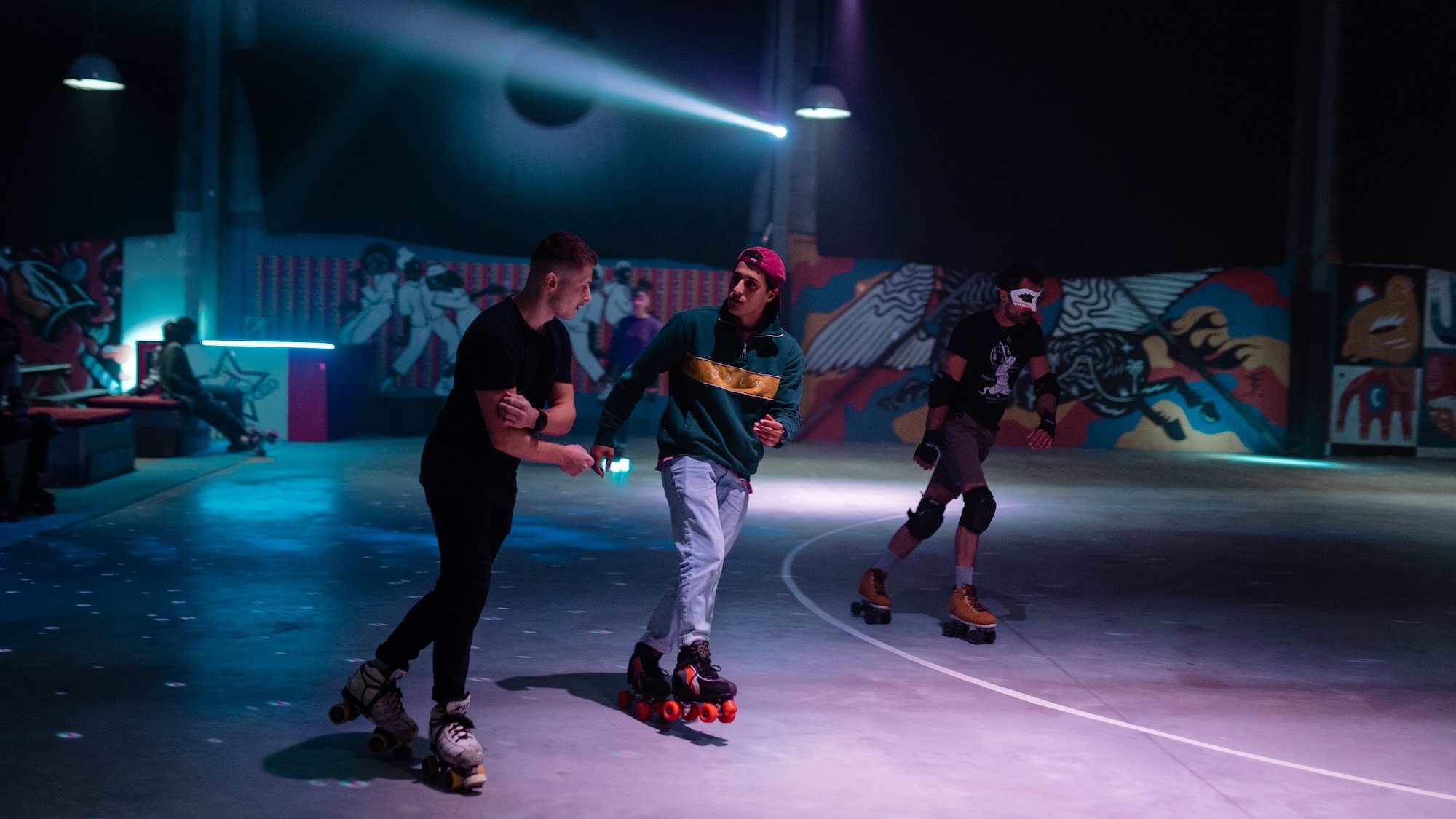 Une patinoire géante pour faire du roller en musique existe tout près de Bordeaux moovens-roller-rink-gradignan
