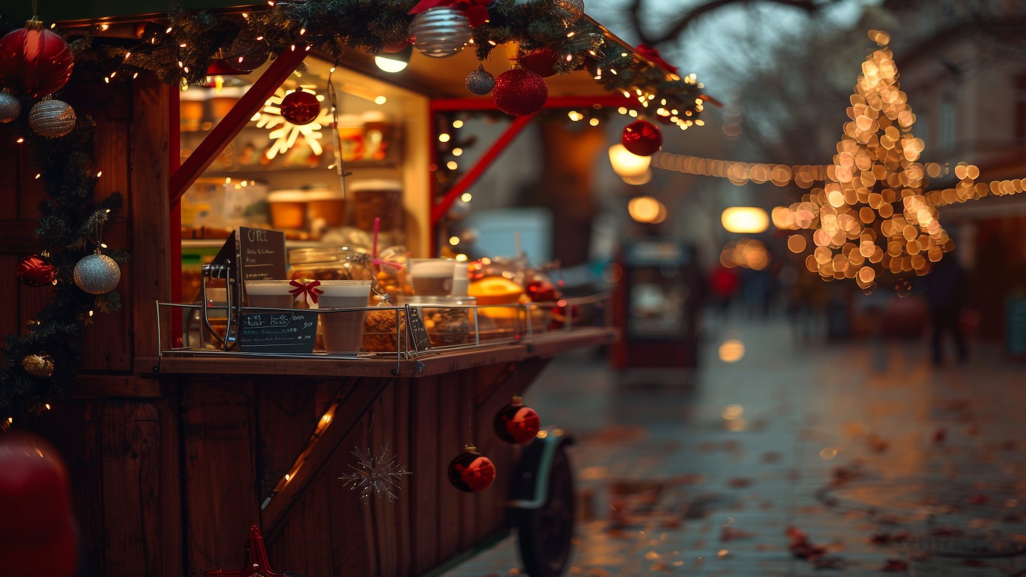 vecteezy-a-christmas-market-with-a-wooden-cart-and