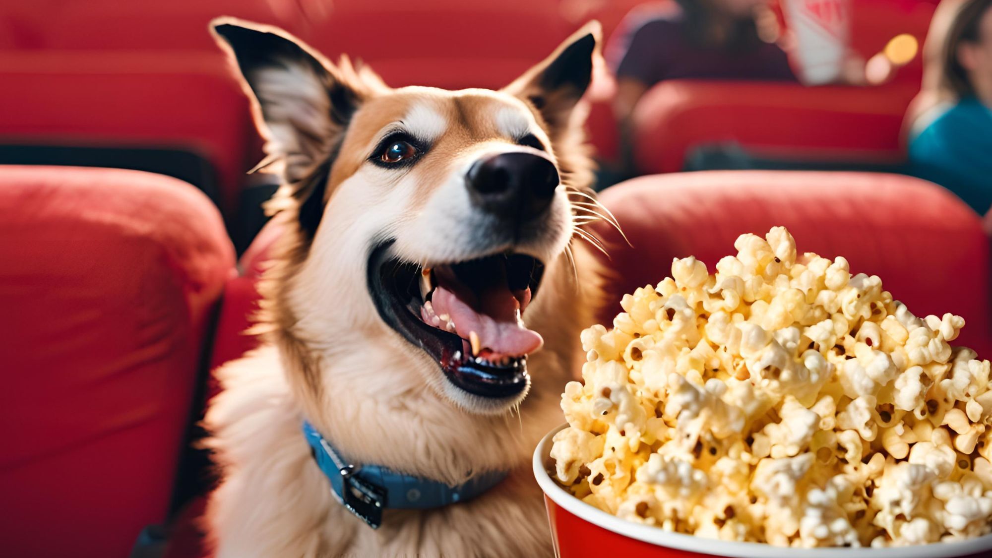 chien-dans-une-salle-de-cinema-avec-du-pop-corn