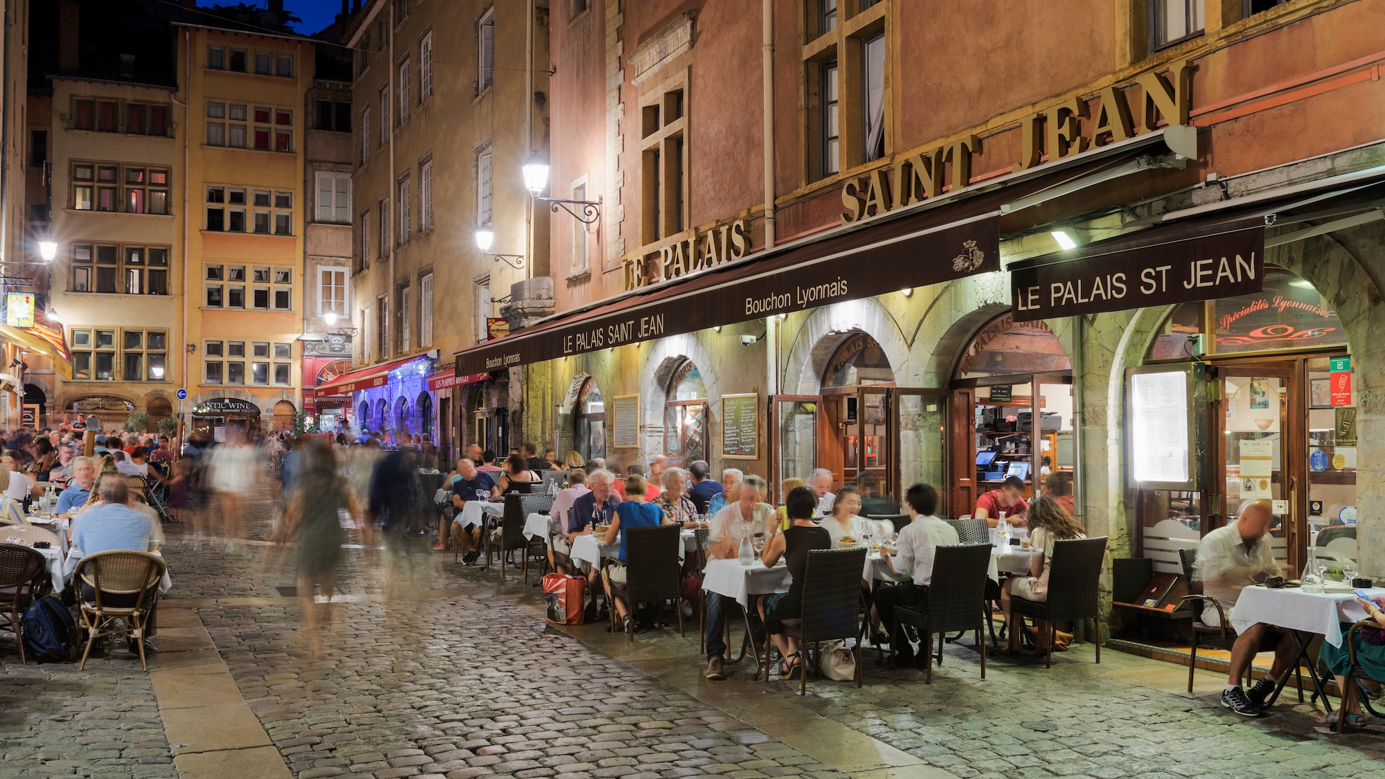 palais saint jean restaurant bouchon vieux lyon