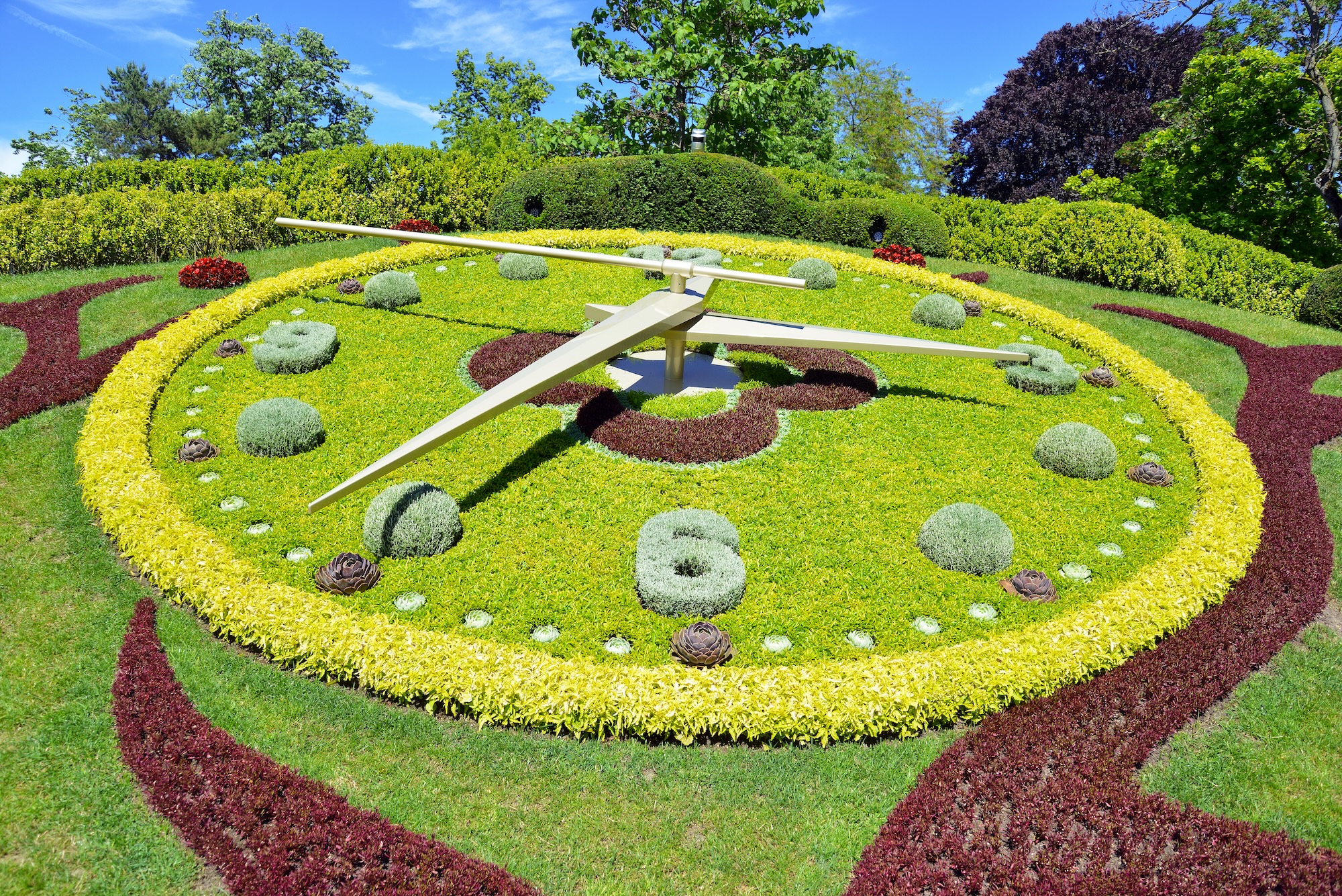 jardin anglais horloge genève