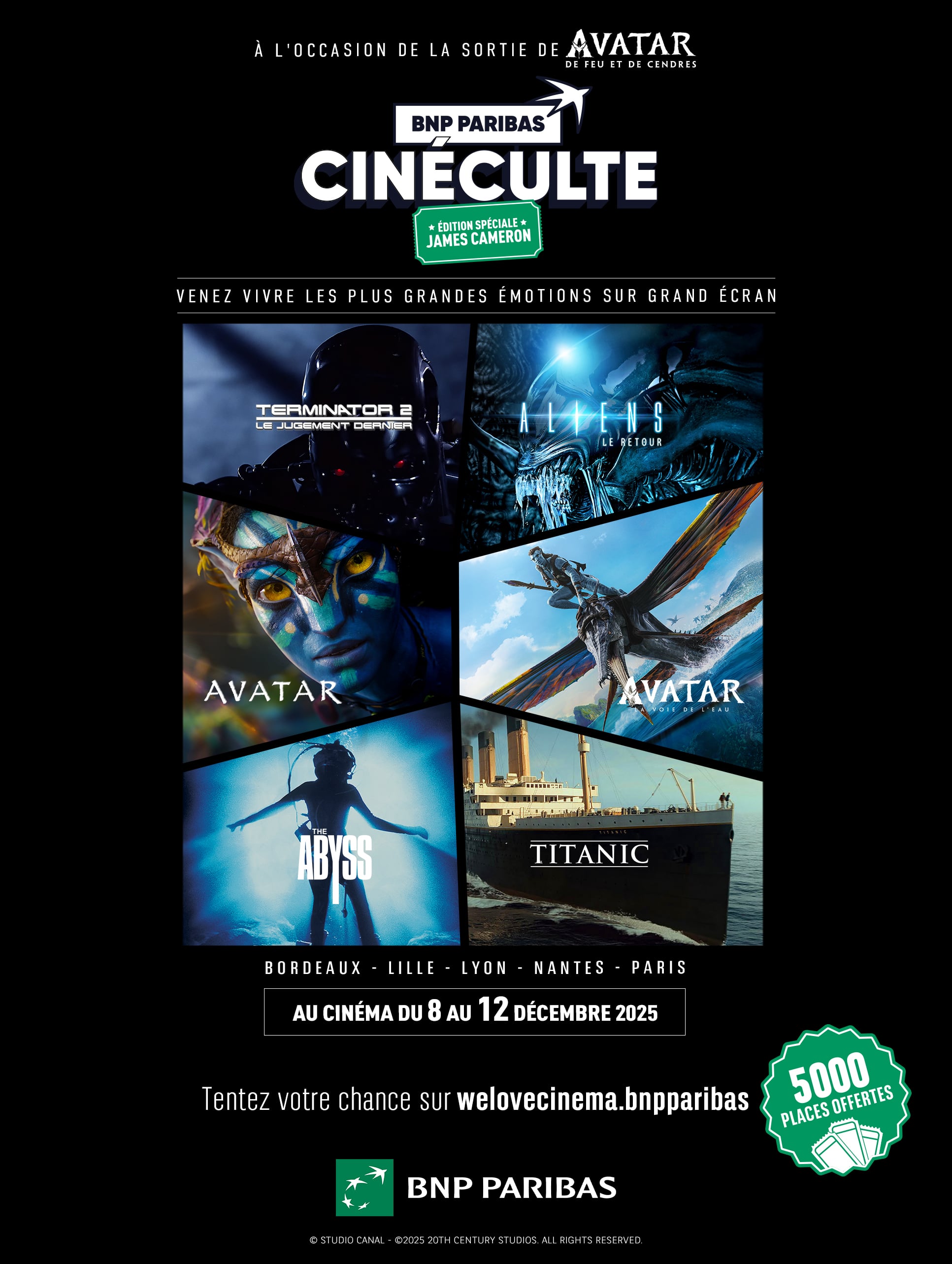 bnp paribas cinécultre james cameron