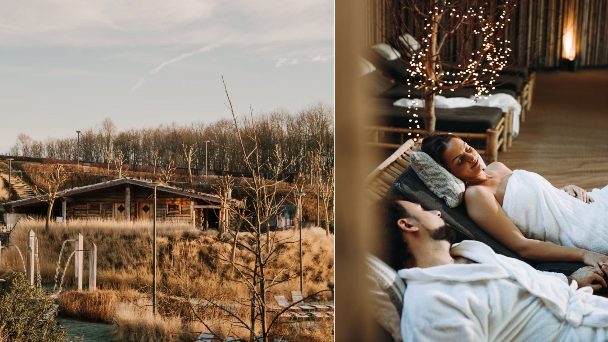 A côté de Lille se trouve un complexe de spa incroyable de 12 000m2 spa-chalet-nature