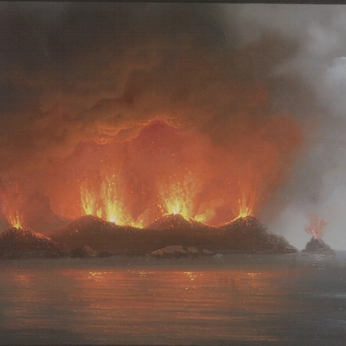 Ferdinandea, l’île éphémère vue par Clément Cogitore au Mucem 12-camillo-de-vito-nouveau-volcan-13-juillet-1831-