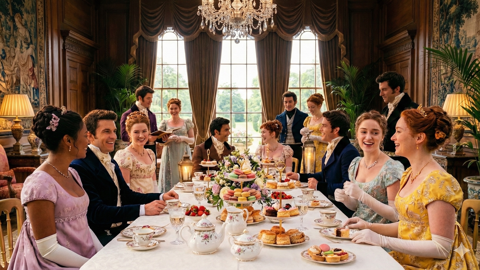 Un incroyable tea time sur le thème de <i>La Chronique des Bridgerton</i> va débarquer à Lyon tea-time-chronique-bridgerton-lyon