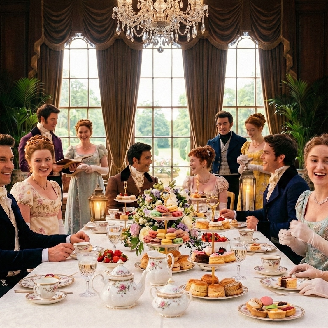 Un incroyable tea time sur le thème de <i>La Chronique des Bridgerton</i> va débarquer à Lyon tea-time-chronique-bridgerton-lyon