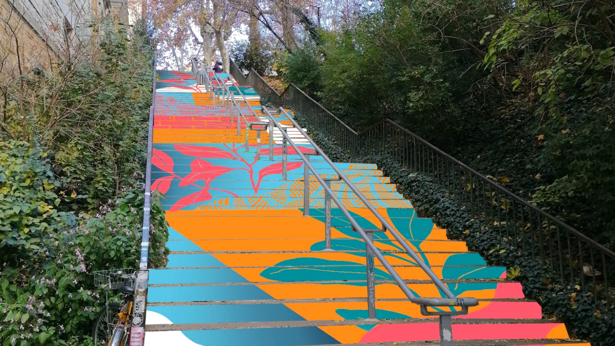 escalier-pouteau-lyon-fresque-street-art