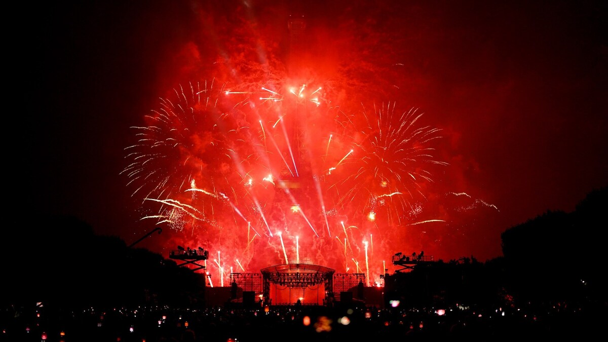 Projector Firework Show 1,000 drones, 50 projectors: a fantastic show planned for the fireworks ...