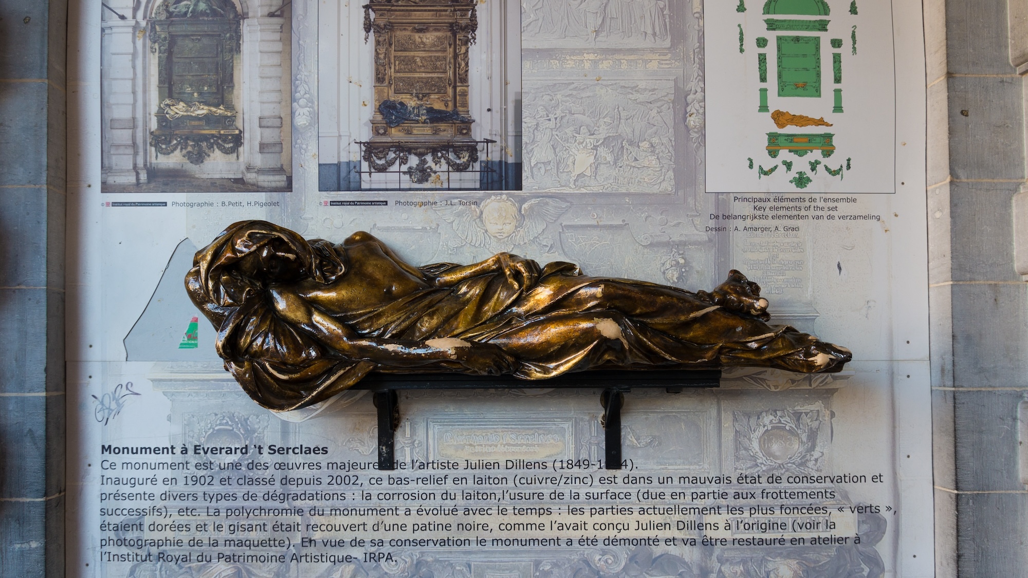 everard-t-serclaes-statue-bronze-bruxelles-voeux