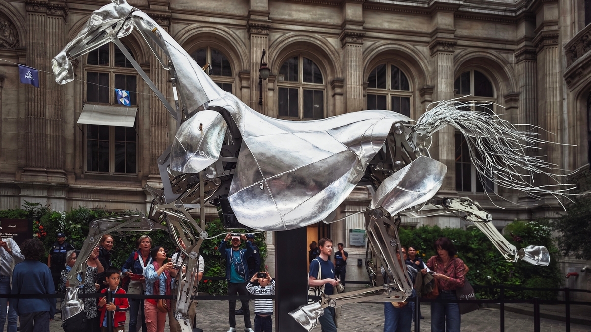 Zeus, le cheval des JO exposé à Paris pendant plus d&rsquo;un an