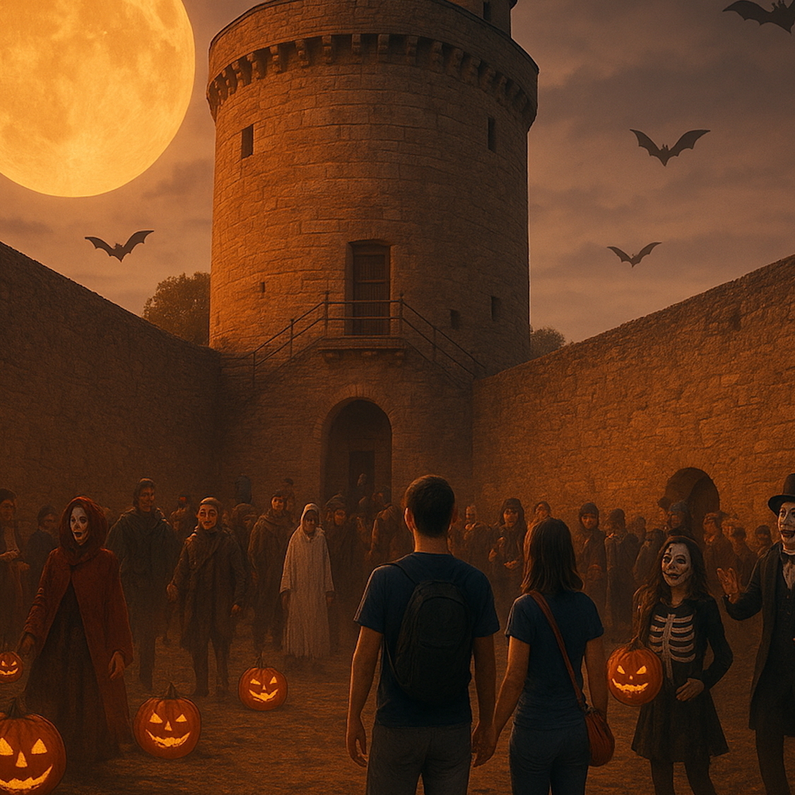 Une terrifiante fête d'Halloween dans un château-fort du XIVe siècle à 30 minutes de Lyon fete-halloween-chateau-trevoux-1-lyon