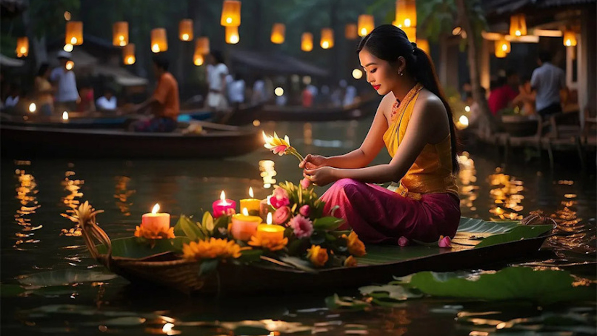 Un festival féérique de lanternes flottantes gratuit près de Paris ce week-end festival-des-lanternes-flottantes-2025-pagode-wat-