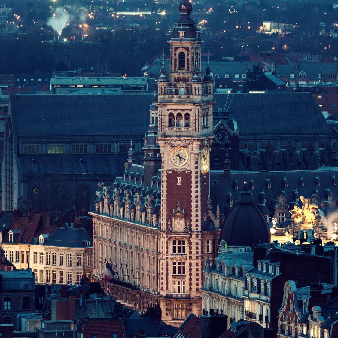 Lille reste sur le podium des villes les plus dangereuses de France lille-beffroi-ville-nuit