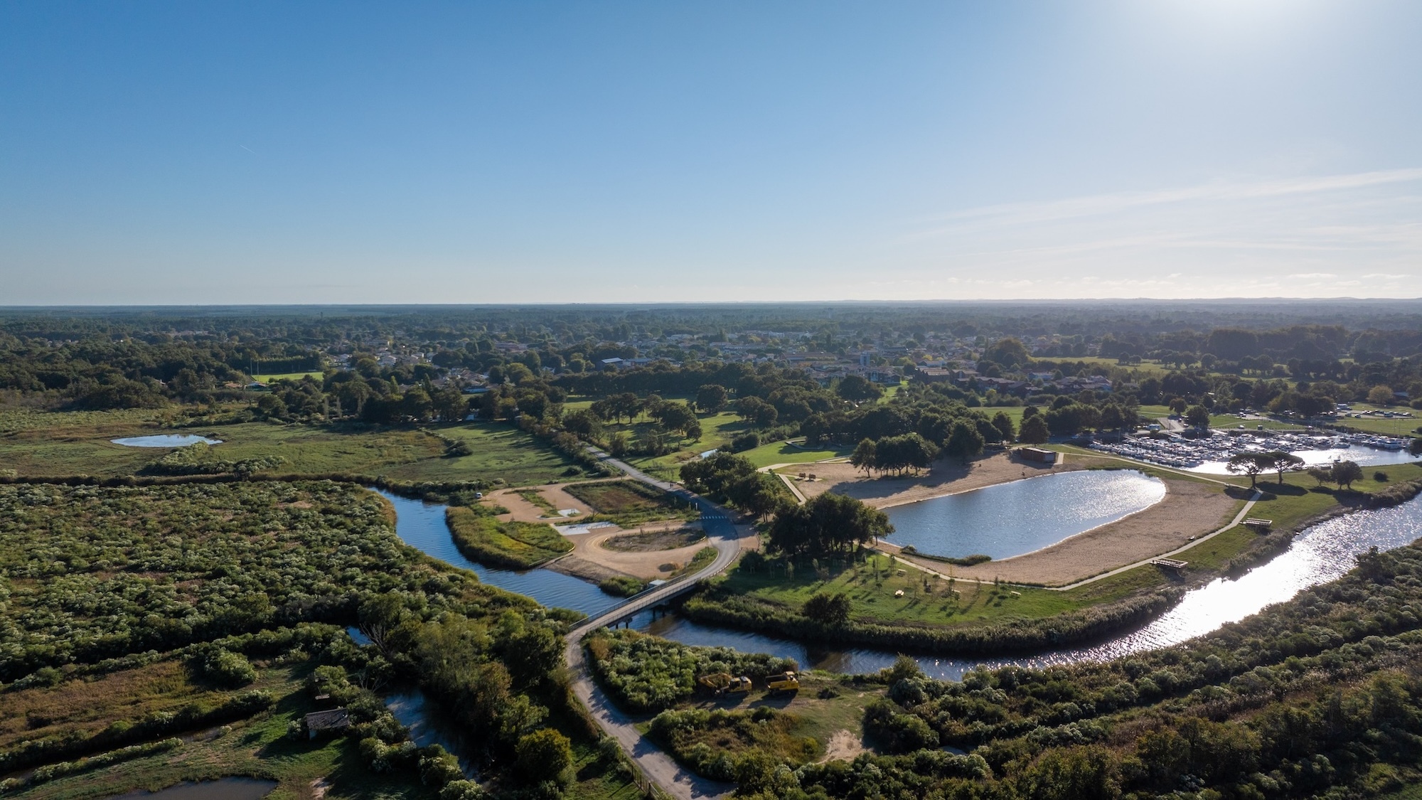 Un nouveau circuit vélo de 16 km vient d'être inauguré sur le bassin d'Arcachon le-teich-ville