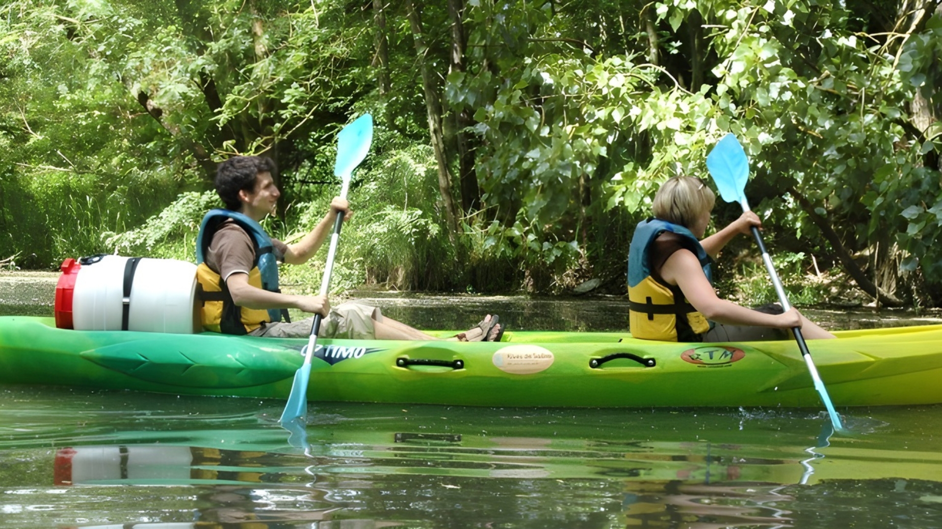 kayak près de dijon sortie entre amis