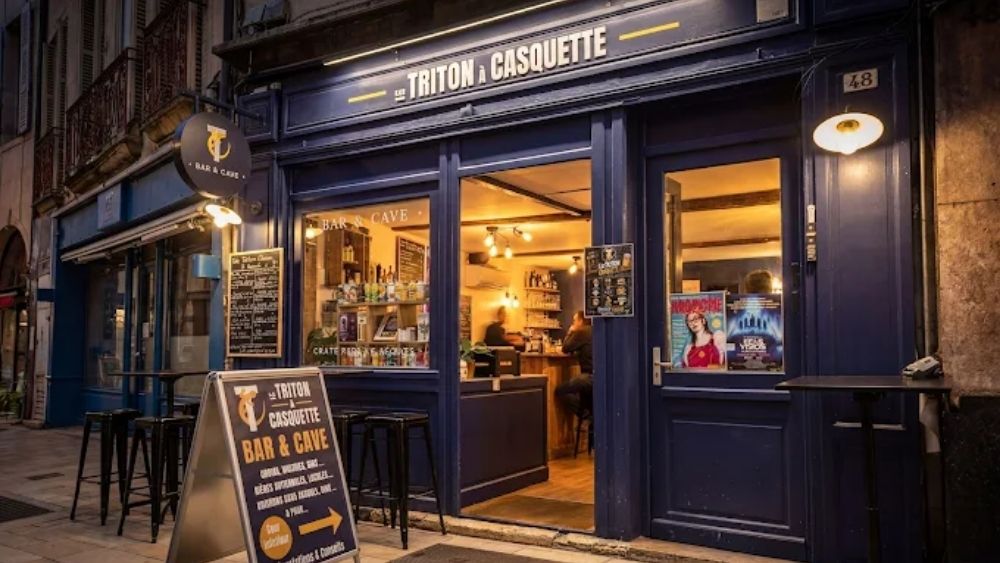 nouveau bar à dijon le triton à casquette cave à vin et cave à bière