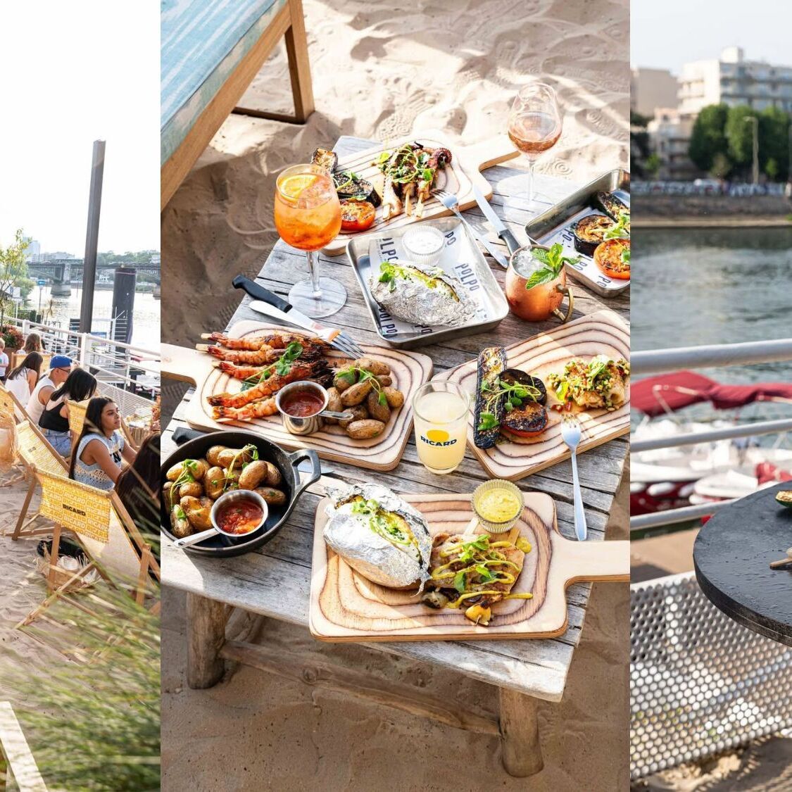 Brasero, transats, balades sur la Seine… La terrasse-plage Polpo rouvre pour la saison ! polpo-plage-le-bonbon