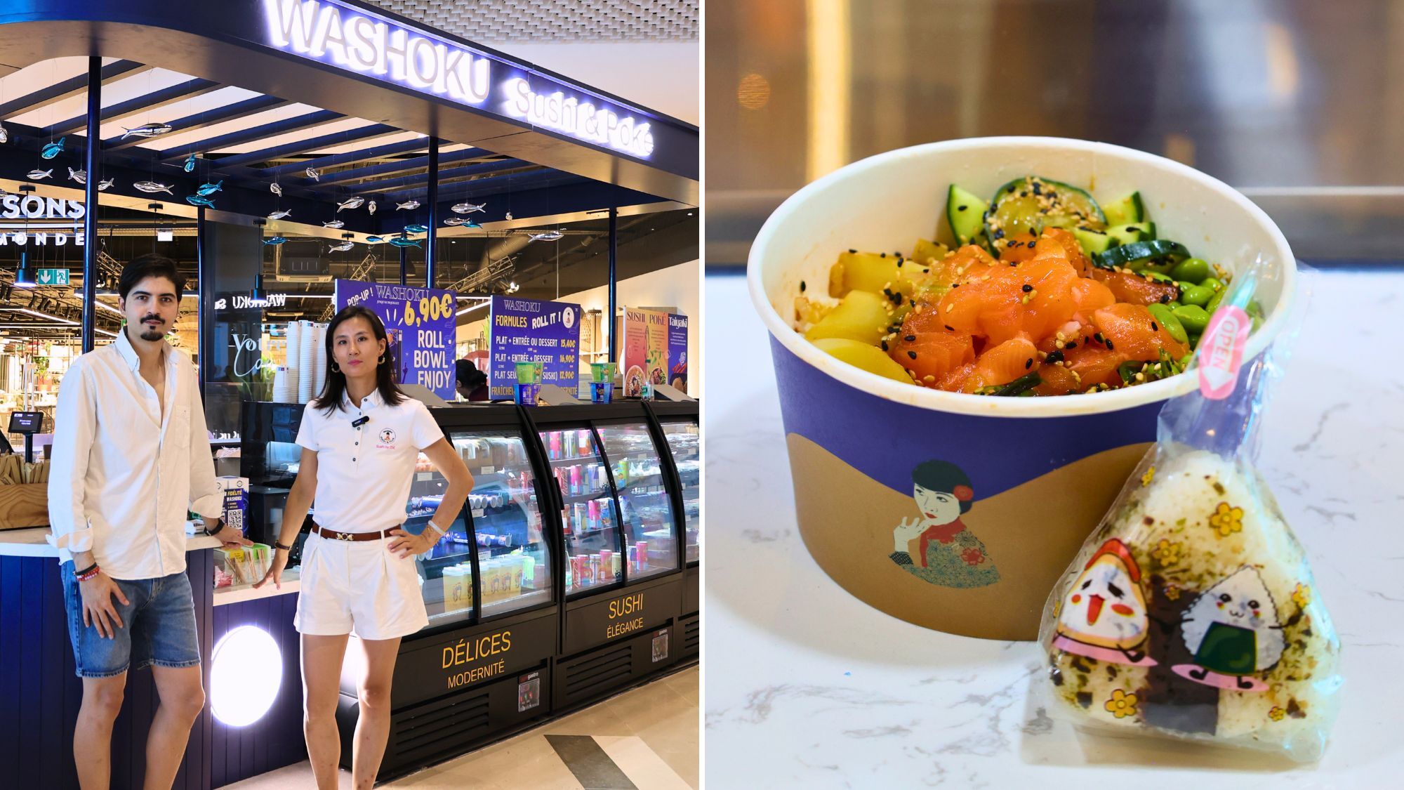 Un nouveau kiosque premium dédié aux sushis et aux pokés vient d'ouvrir dans ce centre commercial de Toulouse washoku-sushis-poke-blagnac-toulouse