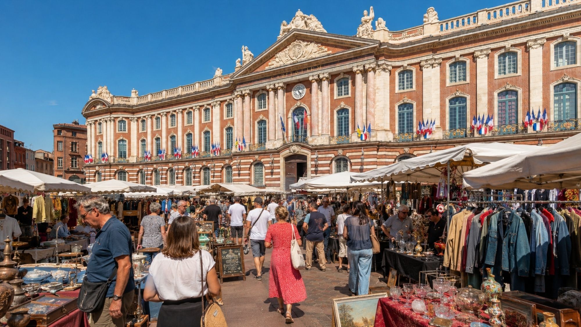 Une énorme braderie avec plus de 1 000 commerçants va envahir Toulouse pendant 3 jours grande-braderie-automne-toulouse