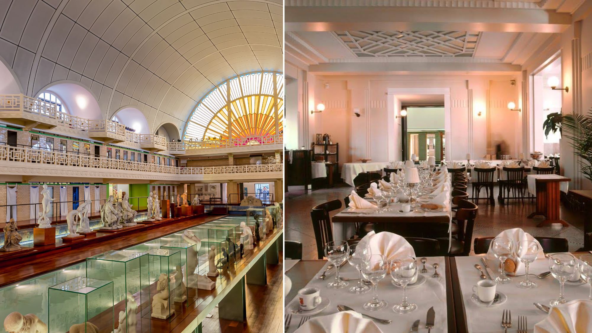 piscine-verriere-sculptures-tables-couverts