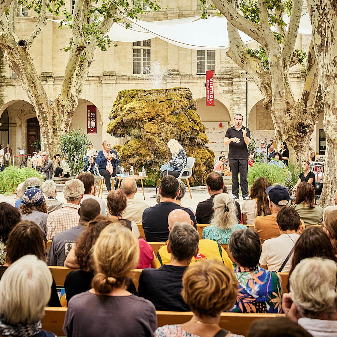 Le Café des idées : rêver et refaire le monde pendant le 80e Festival d’Avignon justice-et-e-thique-avec-christiane-taubira-cafe-d