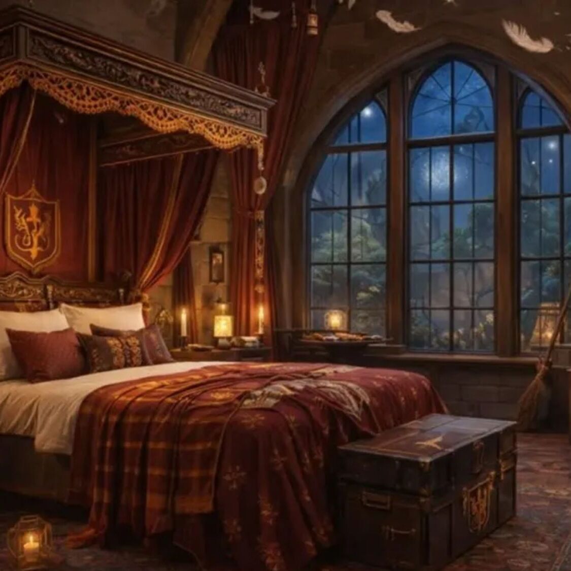 chambre-harry-potter-lit